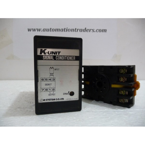 K-Unit Signal Conditioner, KPNE-55, M-System, Japan  (14 Days Warrenty on Entire Stock)
